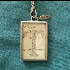 Jewel Kade Reversible T charm.